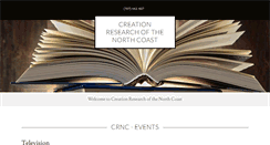 Desktop Screenshot of creationnews.org